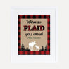 Lumberjack Baby Shower Favor Sign Printable Template