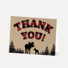Lumberjack Baby Shower Thank You Card Printable Template