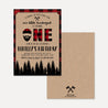 Flannel Up For Some Fun Birthday Invite Invitation