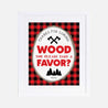 Wood Lumberjack Kids Party Favors Sign Printable Template