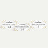 Marble and Gold Geometric Wedding Place Cards Printable Template