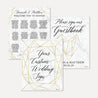 Marble and Gold Geometric Wedding Sign Set Printable Template