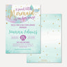 Mermaid Baby Shower Invitation Printable Template