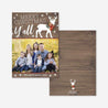 Merry Christmas Y'all Deer Christmas Card Printable Template