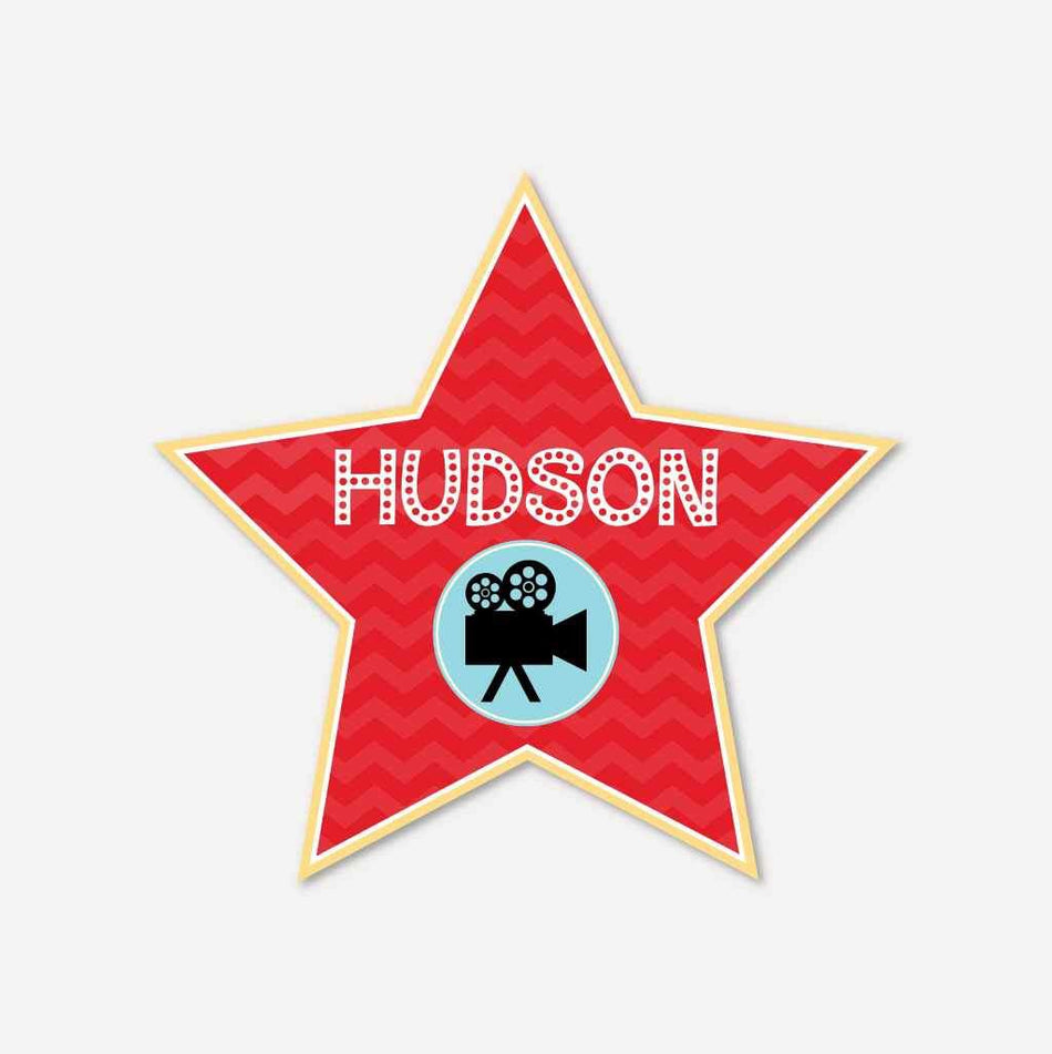 Movie Party Hollywood Star Printable Template