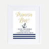 Nautical Baby Shower Mimosa Sign Printable Template