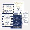 Nautical Baby Shower Sign Bundle Printable Template