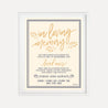 Navy Mustard Rustic Wedding Loving Memory Sign Printable Template