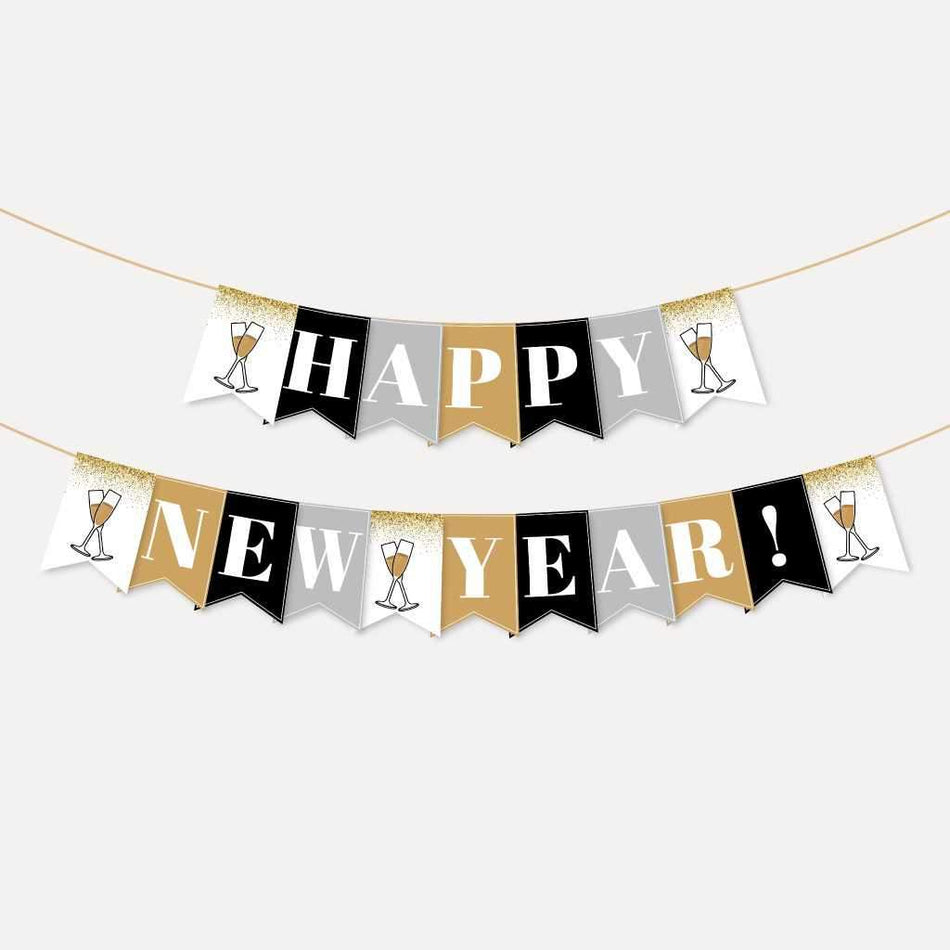 New Years Eve Party Banner Printable Template