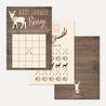 Oh Deer Girl Baby Shower Games Set Printable Template