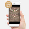 Deer Wood Rustic Can Be Used As A Digital Invite Evite