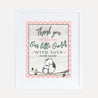 Owl Girl Baby Shower Thank You Sign Printable Template