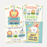 Animal Kids Party Sign Set Printable Template