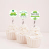 Peas In A Pod Twins Baby Shower Cupcake Toppers Printable Template