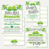 Peas In A Pod Twins Baby Shower Invitation Suite Printable Template