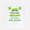 Peas In A Pod Twins Baby Shower Welcome Sign Printable Template