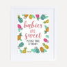 Pineapple Baby Shower Sign Bundle Printable Template