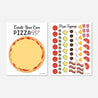 Pizza Party Create Your Own Pizza Game Printable Template