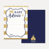 Prince Baby Shower Advice Card Printable Template