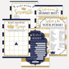 Prince Baby Shower Games Set Printable Template