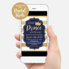 Prince Gold Can Be Used As A Digital Invite Evite