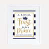 Prince Baby Shower Treats Sign Printable Template