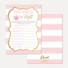 Princess Baby Shower Games Set Printable Template