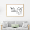 Psalm 46:10 Wall Art Christian Home Decor Sign Printable Template