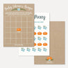 Pumpkin Boy Baby Shower Games Set Printable Template