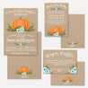 Pumpkin Boy Baby Shower Sign Bundle Printable Template