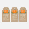 Thank You Pumpkin Gift Tags Printable Template