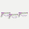 Purple Floral Rustic Wedding Place Cards Printable Template