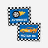 Race Car Antifreeze Motor Oil Drink Label Templates