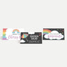Rainbow Baby Shower Food Tent Cards Printable Template