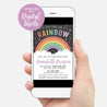 Rainbow Clouds Can Be Used As A Digital Invite Evite
