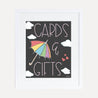 Rainbow Baby Shower Cards and Gifts Sign Printable Template