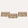 Simple Kraft Wedding Place Cards Printable Template
