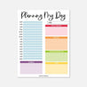 Planning My Day Daily Planner Printable Template