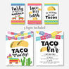 Taco Bout a Party Taco Bar Fiesta Signs Package Templates