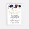 Floral The Ten Commandments Wall Art Christian Home Decor Sign Printable Template