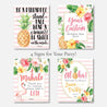 Aloha Tiki Luau Posters Decor Favor Welcome Signs