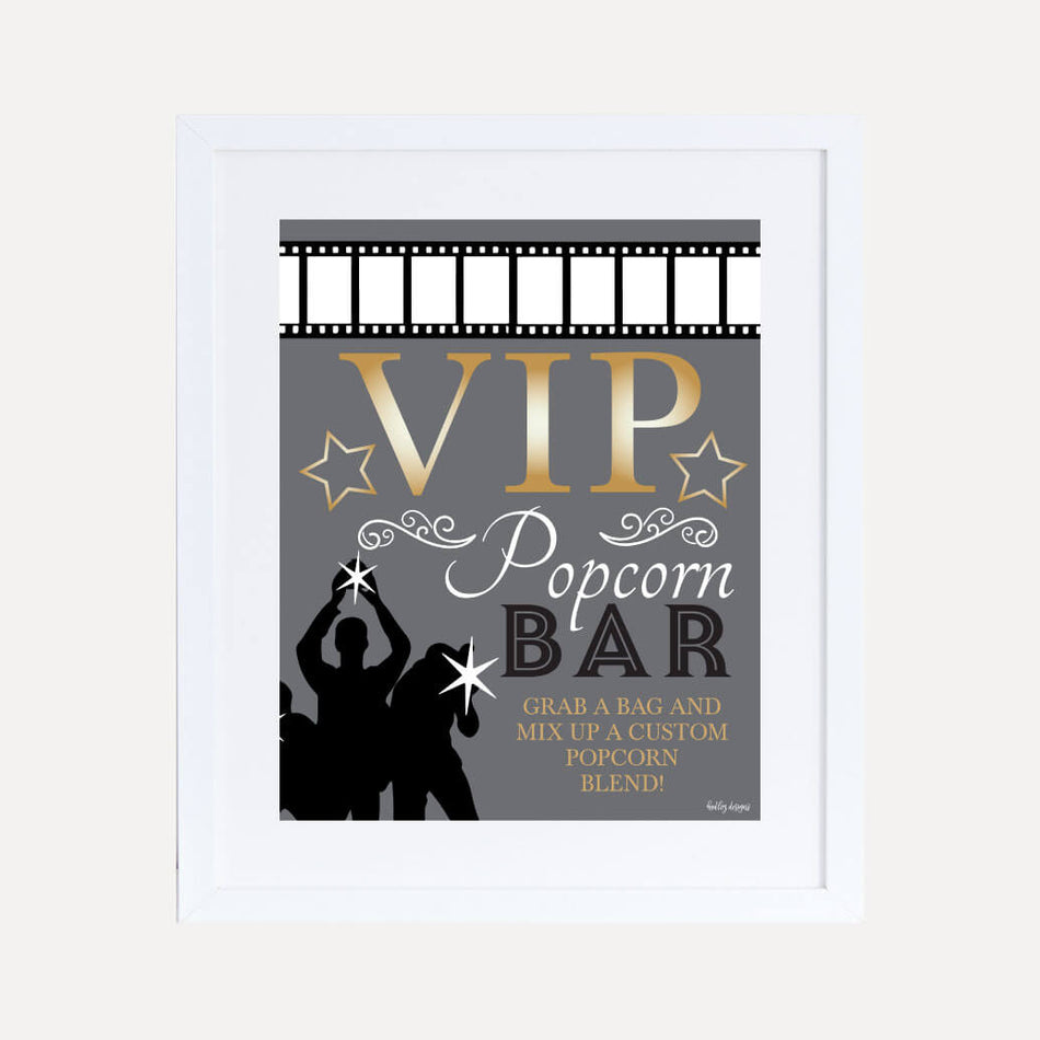 VIP Kids Party Birthday Sign Printable Template