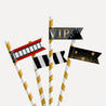 VIP Kids Party Straw Flag Printable Template